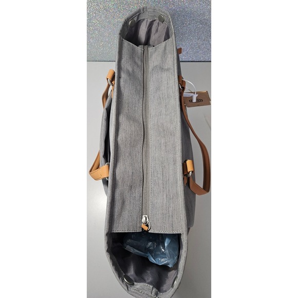 Nordace Siena Smart Pro Tote Travel Bag Grey RFID USB Charging Backpack NWT - Picture 3 of 15